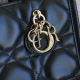 Dior Black Lambskin Mini Book Tote