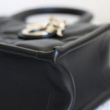 Dior Black Lambskin Mini Book Tote