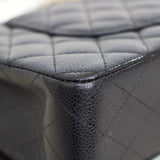 Chanel Black Caviar Medium Classic Flap with Gold Hardware