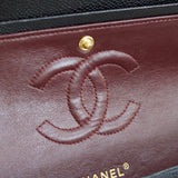 Chanel Black Caviar Medium Classic Flap with Gold Hardware