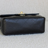 Vintage Chanel Black Caviar Mini Square with 24k Gold Hardware (Pending)