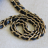 Chanel Black Calfskin Chain Me Flap with Gold Hardware