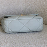 Chanel Light Blue Lambskin Medium 19 with Mixed-Metal Hardware