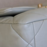 Chanel Light Blue Lambskin Medium 19 with Mixed-Metal Hardware