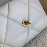 Chanel Light Blue Lambskin Medium 19 with Mixed-Metal Hardware