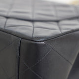 Vintage Chanel Black Lambskin XL Jumbo with 24k Gold Hardware