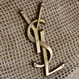 Saint Laurent Raffia Maxi Tote