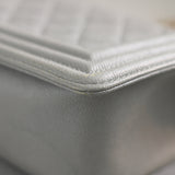 Chanel Grey Caviar Small Boy with Aged Gold Hardware