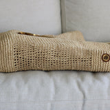 Saint Laurent Raffia Maxi Tote