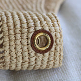 Saint Laurent Raffia Maxi Tote