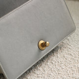 Chanel Grey Caviar Small Boy with Aged Gold Hardware