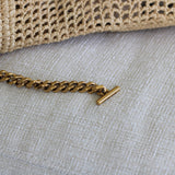 Saint Laurent Raffia Maxi Tote