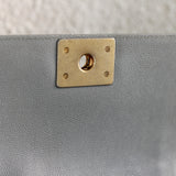 Chanel Grey Caviar Small Boy with Aged Gold Hardware