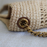 Saint Laurent Raffia Maxi Tote