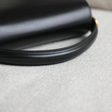 Saint Laurent Black Calfskin Voltaire Top Handle with Gold Hardware