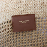 Saint Laurent Raffia Maxi Tote