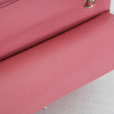 Chanel 19B Pink Caviar Small Classic Flap with Light Gold Hardware