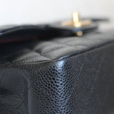 Chanel Black Caviar Small Classic Flap with Gold Hardware