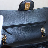 Chanel Black Caviar Small Classic Flap with Gold Hardware