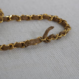 Vintage Chanel Dark Beige Caviar Medium Classic Flap with 24k Gold Hardware