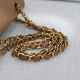 Vintage Chanel Dark Beige Caviar Medium Classic Flap with 24k Gold Hardware