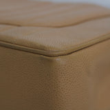 Vintage Chanel Beige Caviar Vertical Jumbo with 24k Gold Hardware