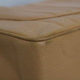 Vintage Chanel Beige Caviar Vertical Jumbo with 24k Gold Hardware