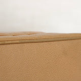 Vintage Chanel Dark Beige Beige Caviar Jumbo with 24k Gold Hardware