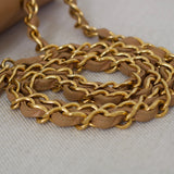 Vintage Chanel Beige Caviar Vertical Jumbo with 24k Gold Hardware