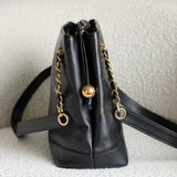 Vintage Chanel Black Caviar Timeless CC Tote