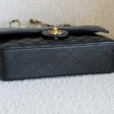 Vintage Black Caviar Medium Classic Flap with 24k Gold Hardware