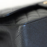 Chanel Black Caviar Medium Classic Flap with Gold Hardware