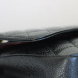 Chanel Black Caviar Medium Classic Flap with Gold Hardware