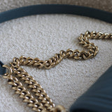 Chanel 18S Blue Caviar New Medium Boy with Light Gold Hardware