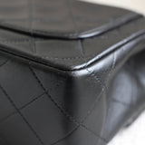 Vintage Chanel Black Lambskin Mini Square with24k Gold Hardware