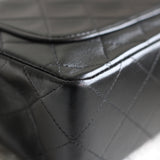 Vintage Chanel Black Lambskin Mini Square with24k Gold Hardware