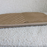 Chanel Rose Gold Chevron Caviar Medium O Case with Silver Hardware