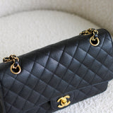 Chanel Black Caviar Medium Classic Flap with Gold Hardware