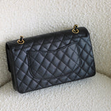 Chanel Black Caviar Medium Classic Flap with Gold Hardware