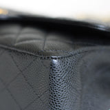 Chanel Black Caviar Medium Classic Flap with Gold Hardware