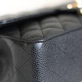 Chanel Black Caviar Medium Classic Flap with Gold Hardware
