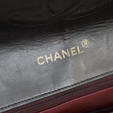 Vintage Chanel Black Lambskin Large Square with 24k Gold Hardware