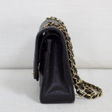 Vintage Chanel Black Caviar Medium Classic Flap with 24k Gold Hardware