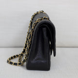 Vintage Chanel Black Caviar Medium Classic Flap with 24k Gold Hardware