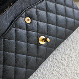 Chanel Black Caviar Medium Classic Flap with Gold Hardware
