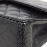 Vintage Chanel Black Caviar Medium Classic Flap with 24k Gold Hardware
