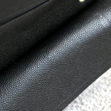 Chanel Black Caviar Medium Classic Flap with Gold Hardware