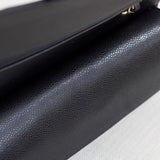 Vintage Chanel Black Caviar Medium Classic Flap with 24k Gold Hardware