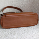 Vintage Chanel Caramel Brown Caviar Zipped Shopping Tote with 24k Gold Hardware