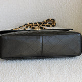 Vintage Chanel Black Caviar Single Flap Jumbo with 24k Gold Hardware